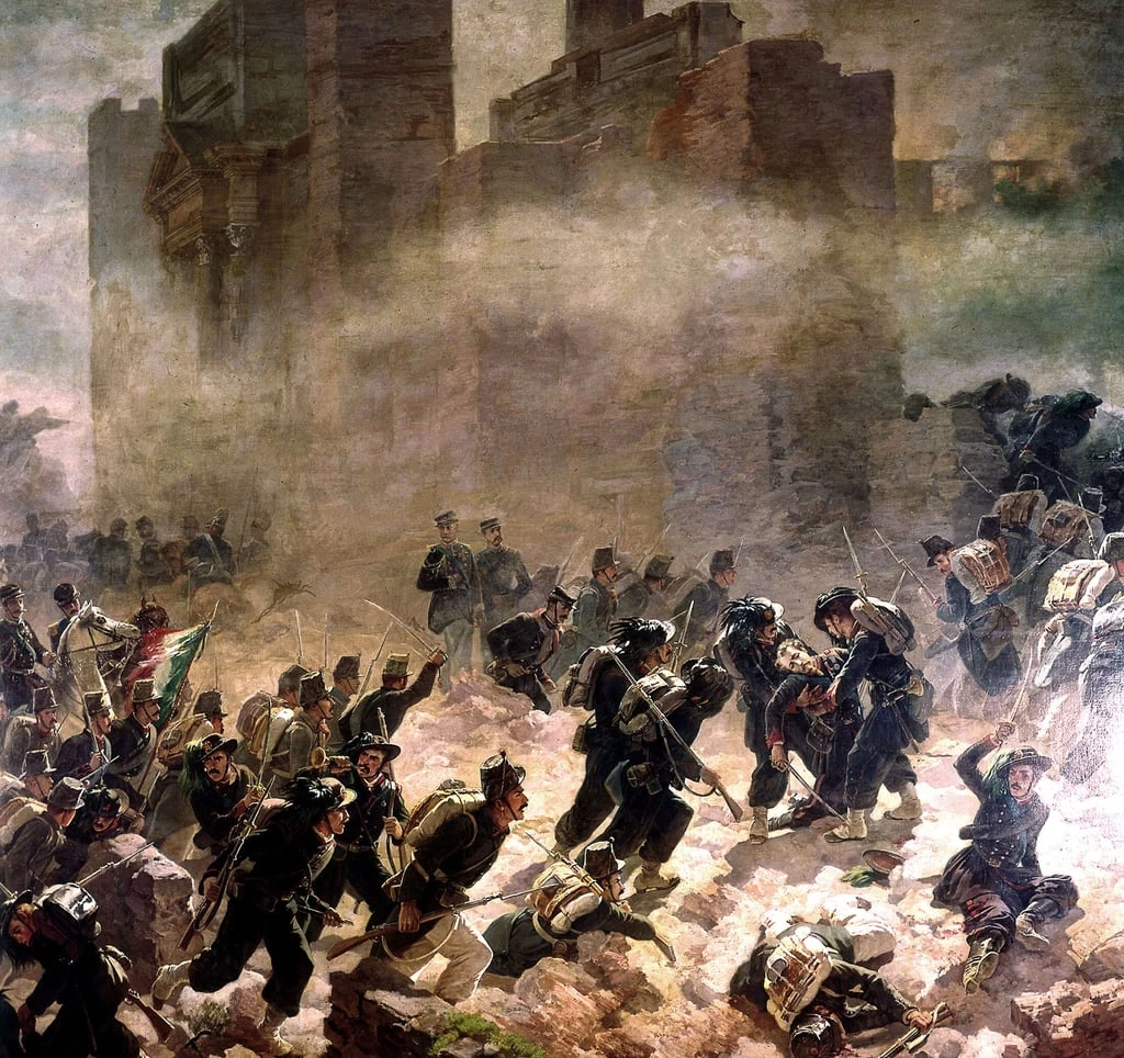 La breccia di Porta Pia - dettaglio